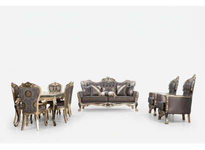 Zestaw sofowy 3+1+1 miejsce do siedzenia Zestaw Design Sofy Podkładka Kanapy Relaks Sofa Klasyczna
