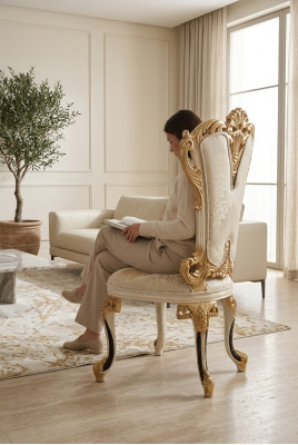 Luxury Design Podkładka Solidny Drewno Krzesło Krzesła Siedziba Lehn Büro Office jadalnia