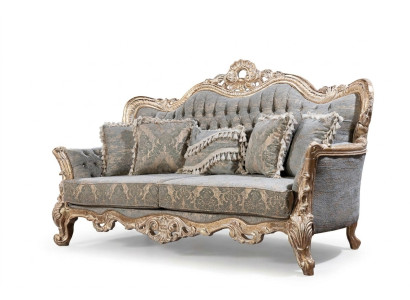 Chesterfield 3 miejsce siedzące Designerska Sofa Luksusowa Podkładka Sofy Kanapy Materiał Włókienniczy