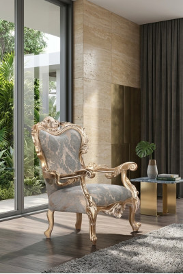 Fotel EarsFotel Chestefield Krzesło Siedziba Podkładka Couch Lounge Drewno Luxury Nowość