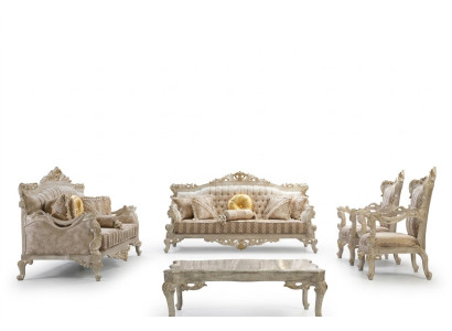 Zestaw sofowy Sofa Kanapa Sofy Kanapy Meble Klasyczne 5-częściowe. Ustawić Meble