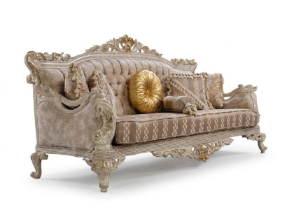 Chesterfield 3 miejsce siedzące Designerska Sofa Luksusowa Podkładka Sofy Kanapy Materiał Włókienniczy Nowy