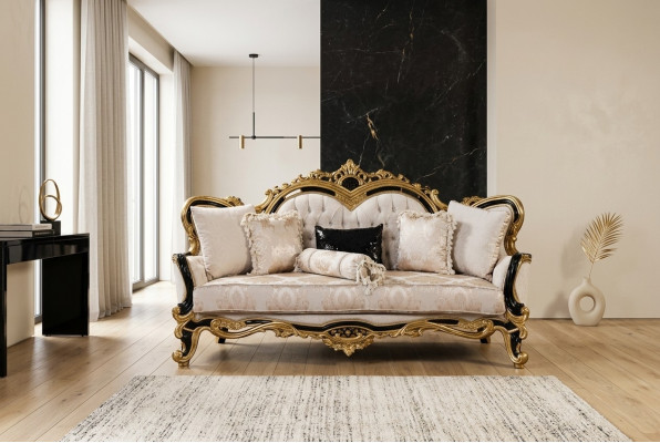 Chesterfield 3 miejsce siedzące Designerska Sofa Luksusowa Podkładka Sofy Kanapy Materiał Włókienniczy Nowy