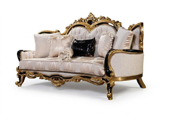 Chesterfield 3 miejsce siedzące Designerska Sofa Luksusowa Podkładka Sofy Kanapy Materiał Włókienniczy Nowy