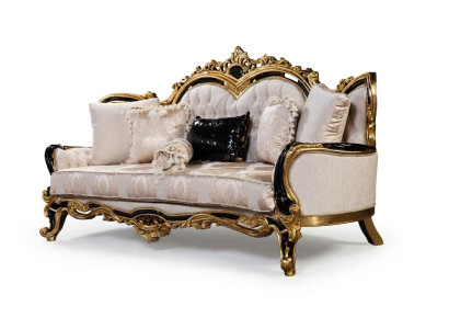 Chesterfield 3 miejsce siedzące Designerska Sofa Luksusowa Podkładka Sofy Kanapy Materiał Włókienniczy Nowy