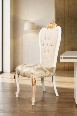 Klasyczny Chesterfield Krzesło Royal jednomiejscowy barokowo-rokokowy Krzesła