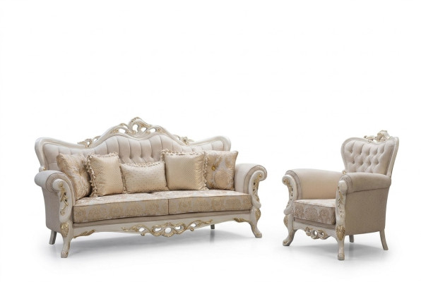 Zestaw sofowy 3+1 miejsce do siedzenia Zestaw Design Sofa Podkładka Kanapy Kanapa Klasyczny luksus