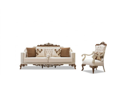 Zestaw sofowy 3+1 miejsce do siedzenia Sofa Kanapa Obcios Sofy Podkładka Materiał Włókienniczy