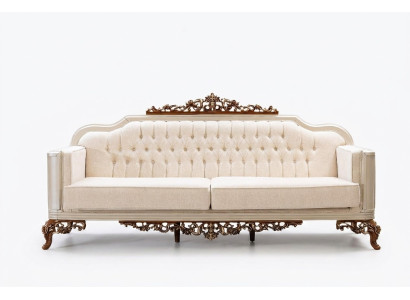 Sofa 3 miejsce do siedzenia Chesterfield Sofy trzyosobowe luksusowe do salonu w stylu barokowym kanapa nowa