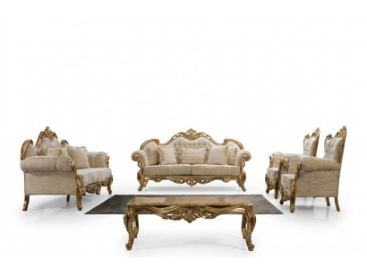 Zestaw sofowy 3311 Siedziba Set Design Sofa Podkładka Kanapy Kanapa Klasyczny Luksus