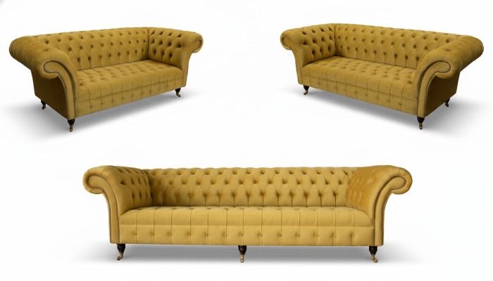 Zestaw sofowy 3+2+2 miejsce do siedzenia Zestaw Design Sofa Podkładka Kanapy Modern Ustawić