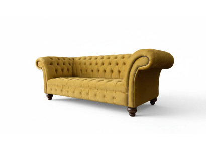 Chesterfield 3 miejsce siedzące Designerska Sofa Kanapa Tapicerka Sofy Kanapy Materiał