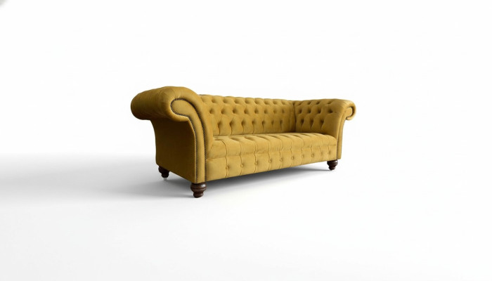 Luksusowa Sofa Chesterfield 2x 2 miejsce do siedzenia Kanapa Włókiennicza Nowoczesne Sofy Nowe Ustawić