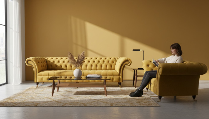 Zestaw sofowy 3+1 miejsce do siedzenia Zestaw Design Sofy Podkładka Kanapy Modern