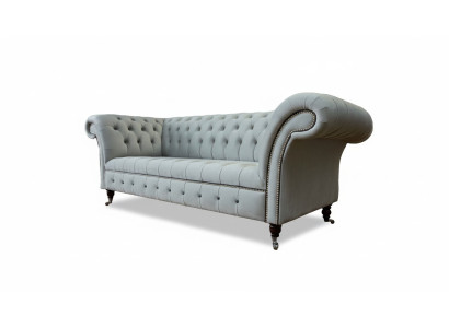 Designerska Sofa 3 miejsce do siedzenia Chesterfield Couch Podkładka Sofy Kanapy Meble