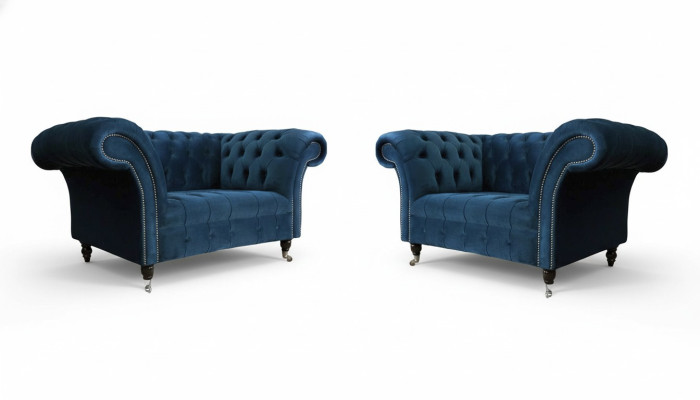 Fotel Chesterfield Meble Zestaw 2x zestaw jednoosobowy luksusowe kanapy Fotel 2 sztuki.