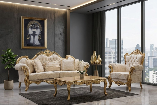 Zestaw Sof 31-osobowych Sofy z stolikiem kawowym Designerskie Sofy do Salonu Designerskie Meble