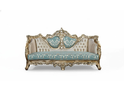 Sofa 3 miejsce do siedzenia Sofa Designerska Luksusowa Podkładka Sofy Kanapy Materiał Włókienniczy Nowy