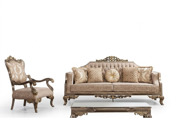 Chesterfield Zestaw sofowy z stolikiem kawowym Zestaw wypoczynkowy Podkładka Meble 5-częściowy.