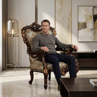 Barokowa Sofa Fotel Sofa Meble Meble Kanapy Sofy Krzesło Aksamit