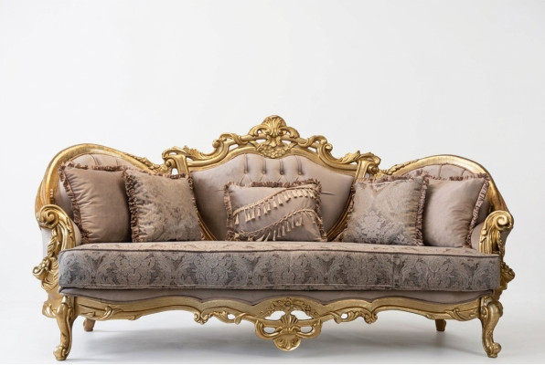 Sofa trzyosobowa Podkładka Meble Sofa klasyczna Meble francuskie