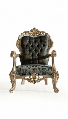 Barokowy Fotel Chesterfield Ears Fotel Klasyczna Sofa Jednoosobowa Sofa
