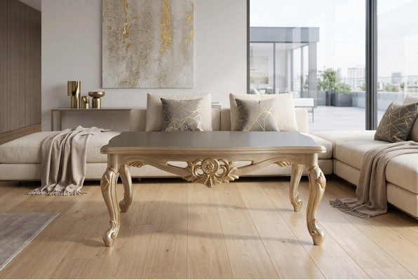 stolik kawowy Tabela Meble Umeblowanie 120x80 stoły Drewno Barokowy Rokoko