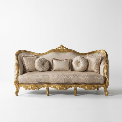 Luksusowa kanapa Klasyczna trzyosobowa sofa Kanapy Meble Materiał wyposażenia Sofa