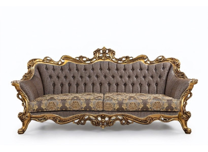 Klasyczna kanapa Chesterfield Trzyosobowa kanapa Golden Rama Sofa