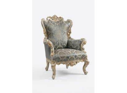 Klasyczny tron ​​Fotel Meble Fotel barokowy Chesterfield Aksamit Krzesło