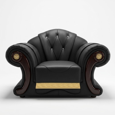Luksusowa kanapa jednoosobowa Fotel Chesterfield Meble Meble Sofa 1 osobowa