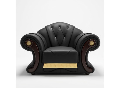 Luksusowa kanapa jednoosobowa Fotel Chesterfield Meble Meble Sofa 1 osobowa