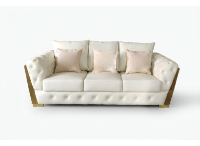 Sofa trzyosobowa Meble Meble Chesterfield Medusa Luksusowe meble