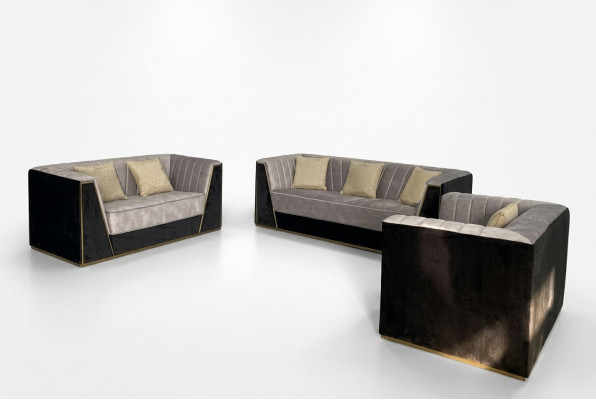Medusa Meble do Siedzenia Kanapa Ustawić Materiał Sofa Kanapy Meble Meble 3szt