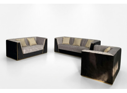 Medusa Meble do Siedzenia Kanapa Ustawić Materiał Sofa Kanapy Meble Meble 3szt