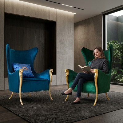 Luksusowa Sofa Fotel Jednoosobowa Meble Recepcja Hotelowa