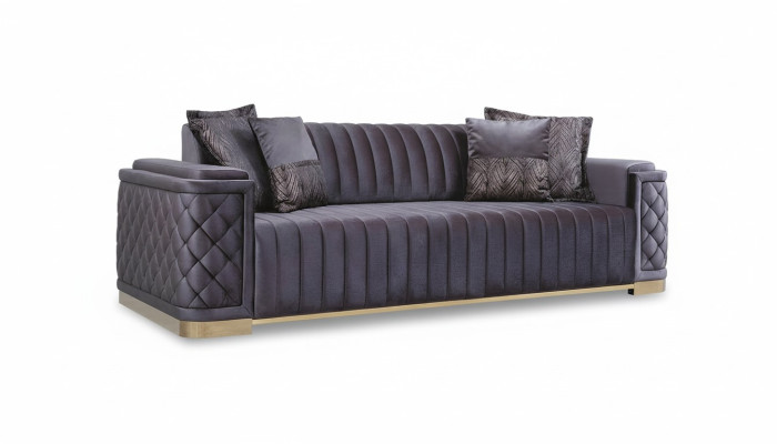 Luksusowa kanapa xxl sofa duże kanapy 246cm Aksamit Design Meble Sofas Material