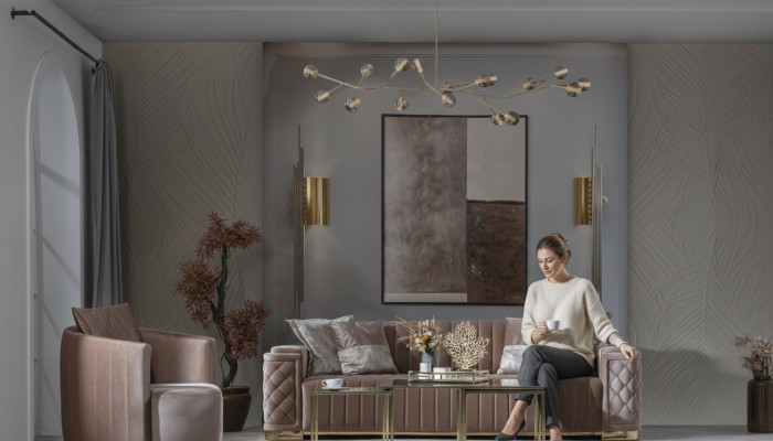 Luksusowa Kanapa 3+1 Meble Sofa Kanapy Zestaw sofowy Chesterfield 2-częściowy.