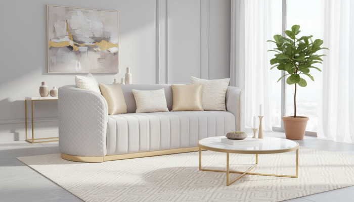 Kanapa Owalna Kanapy Dwumiejscowe Meble Sofa Meble Sofy do Salonu