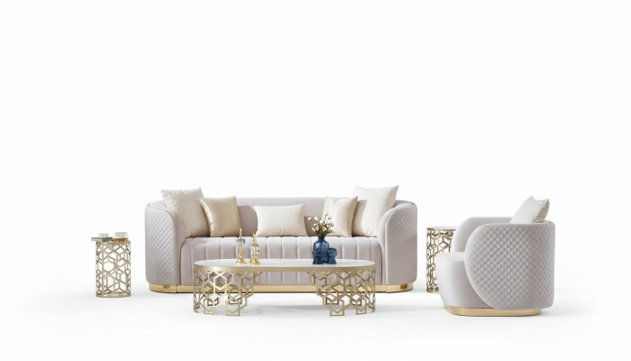 Luksusowa Sofa Kanapa 3+1 Meble Kanapy Zestaw sofowy Chesterfield 2-częściowy.