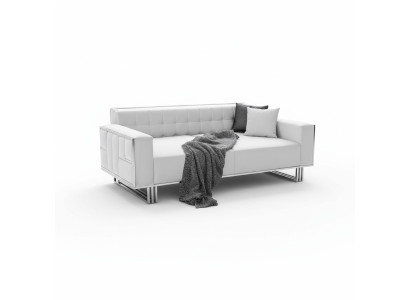 Regulowana wielofunkcyjna kanapa kanapa dwuosobowa kanapy designerskie sofy Biały