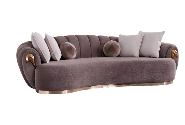 Sofa Trzyosobowa Podkładka Meble Sofa Kanapy Zaokrąglony kształt kropli