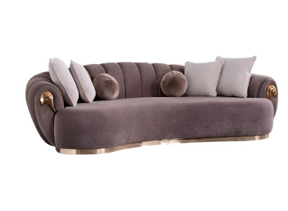 Sofa Trzyosobowa Podkładka Meble Sofa Kanapy Zaokrąglony kształt kropli