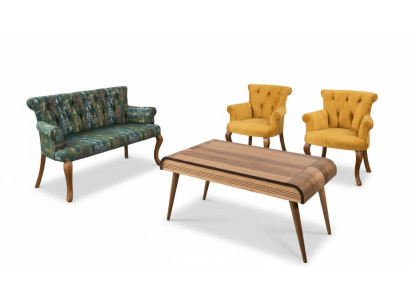 Zestaw do siedzenia ławka poduszki na siedzenia meble zestaw kanapa sofa stolik kawowy 4 sztuki. zestawy