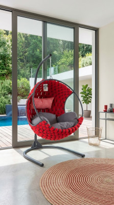 GartenFotel Huśtawka Fotel Wiszący Kosz Wiszący Huśtawka Wiszące Krzesło Wiszący Fotel
