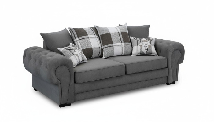 Kanapa Trzyosobowa Podkładka Meble Aksamit Kanapa Materiał Sofa 224cm Kanapy