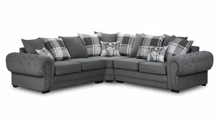 Sofa materiałowa Luksusowy zestaw materiałów narożny Salon Narożnikowa kanapa Sofy Sofa w kształcie litery L Narożnik