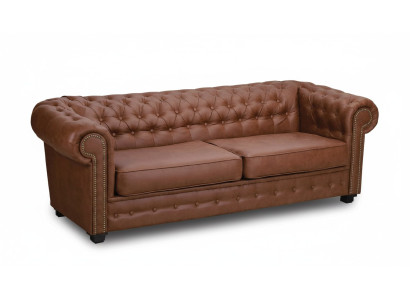 Sofa Chesterfield Material Design Sofy pełnią funkcję łóżka do salonu