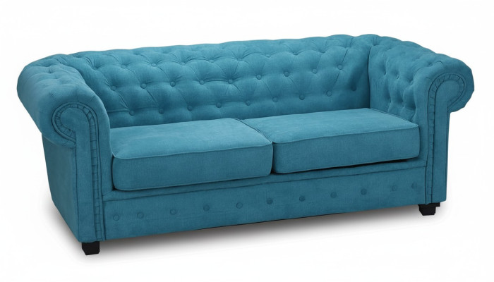Sofa Sofa 2-osobowa Design Tapicerka Turkis Włókienniczy Materiał Siedzisko Sofy Komfortowe Nowość