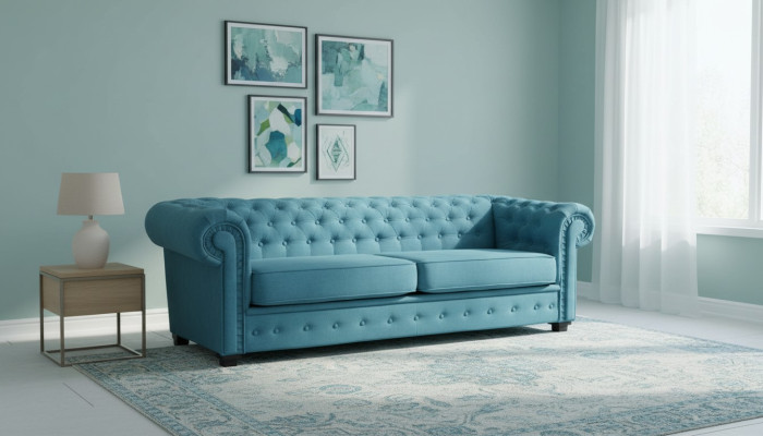 Sofa trzyosobowa Włókienniczy Turkis Sofa Podkładka Meble Meble Sofy Kanapy